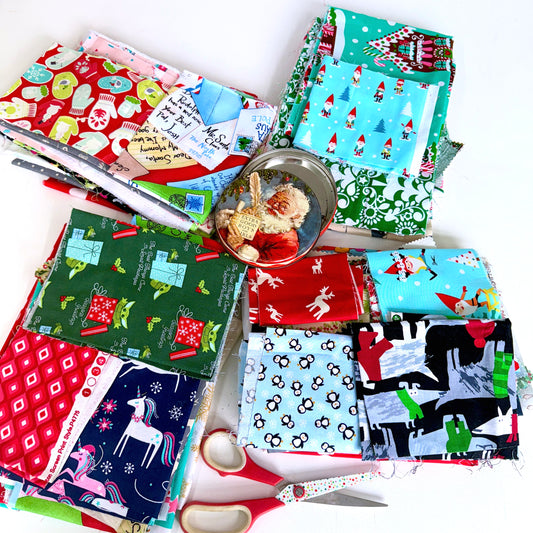 Clearance Limited Edition Fabric Remnant Pack - CHRISTMAS SPECIAL