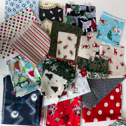 Clearance Limited Edition Fabric Remnant Pack - CHRISTMAS SPECIAL