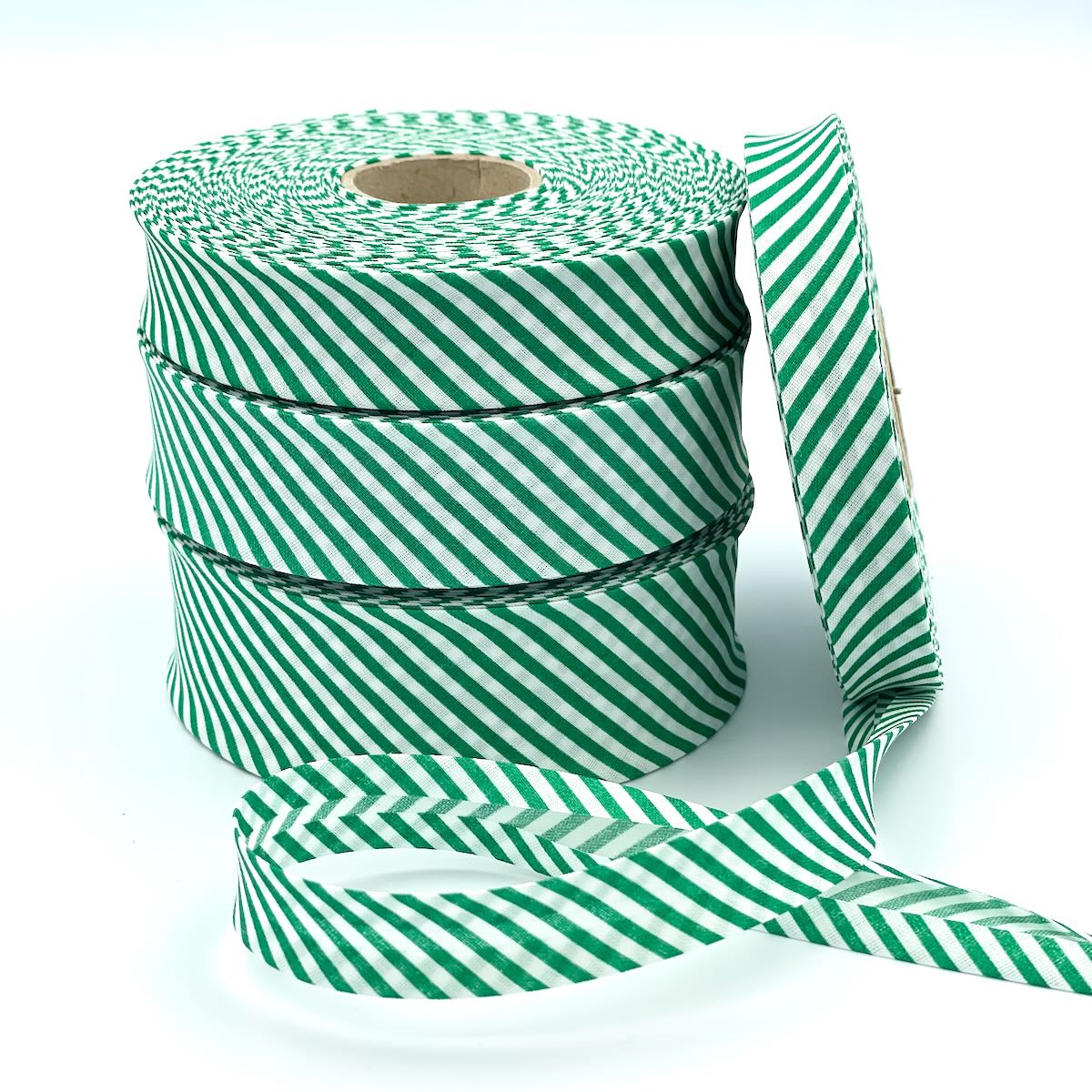 25m Reel of 18mm Stripe Bias Binding