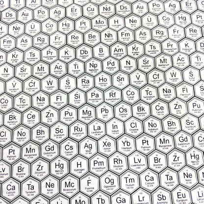 Science Fair 2 Periodic Table Hexagons White