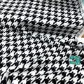Timeless Treasures Fabric - Kitty Houndstooth - Black