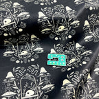 Dear Stella Fabric - Spooky Toile - Black