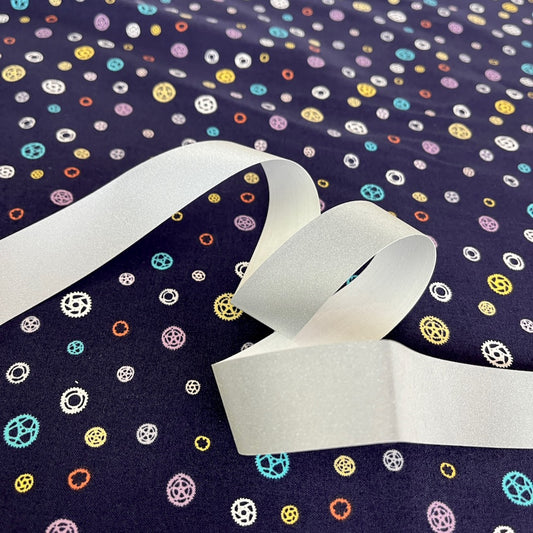 25mm Wide Reflective Tape - Sew On