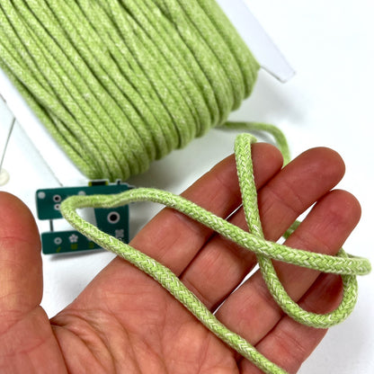 5mm Woven Drawstring Cord - Per Metre