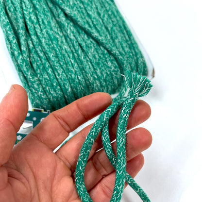 5mm Woven Drawstring Cord - Per Metre