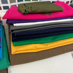 CLEARANCE Canvas, Drill & Twill Plain Solids Fabric Remnant 1kg