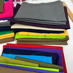 CLEARANCE Canvas, Drill & Twill Plain Solids Fabric Remnant 1kg