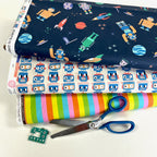 Paintbrush Studio - ROBOTS IN ORBIT Face Stripe Blue