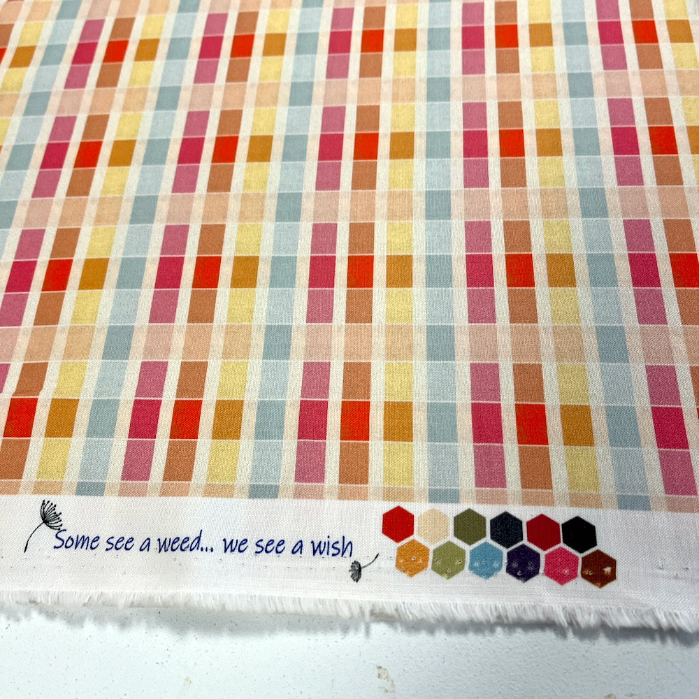 Remnant of Dandelion Fabrics - Retro Life Hatch Spring (148cm)