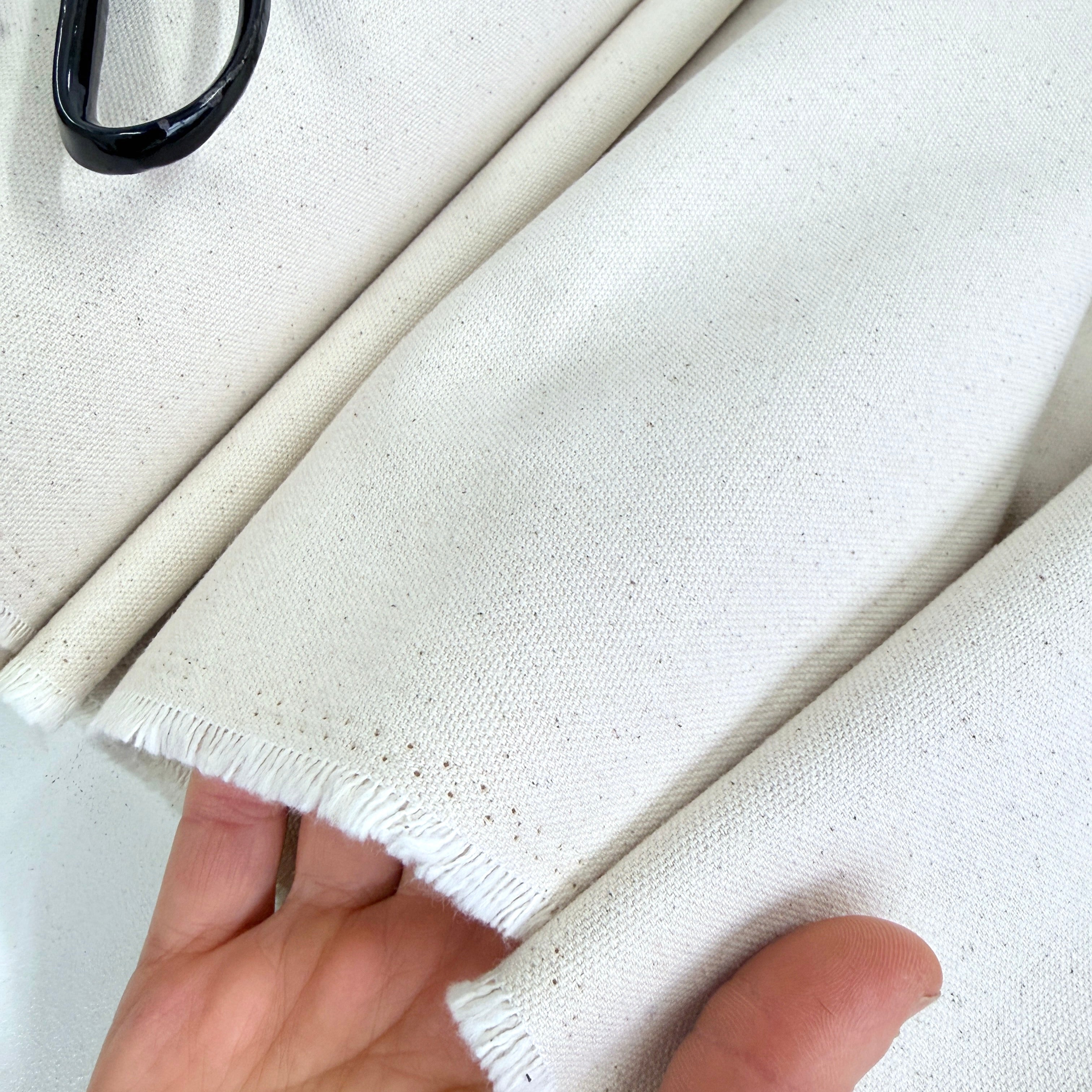 Natural Cotton Canvas Duck Fabric