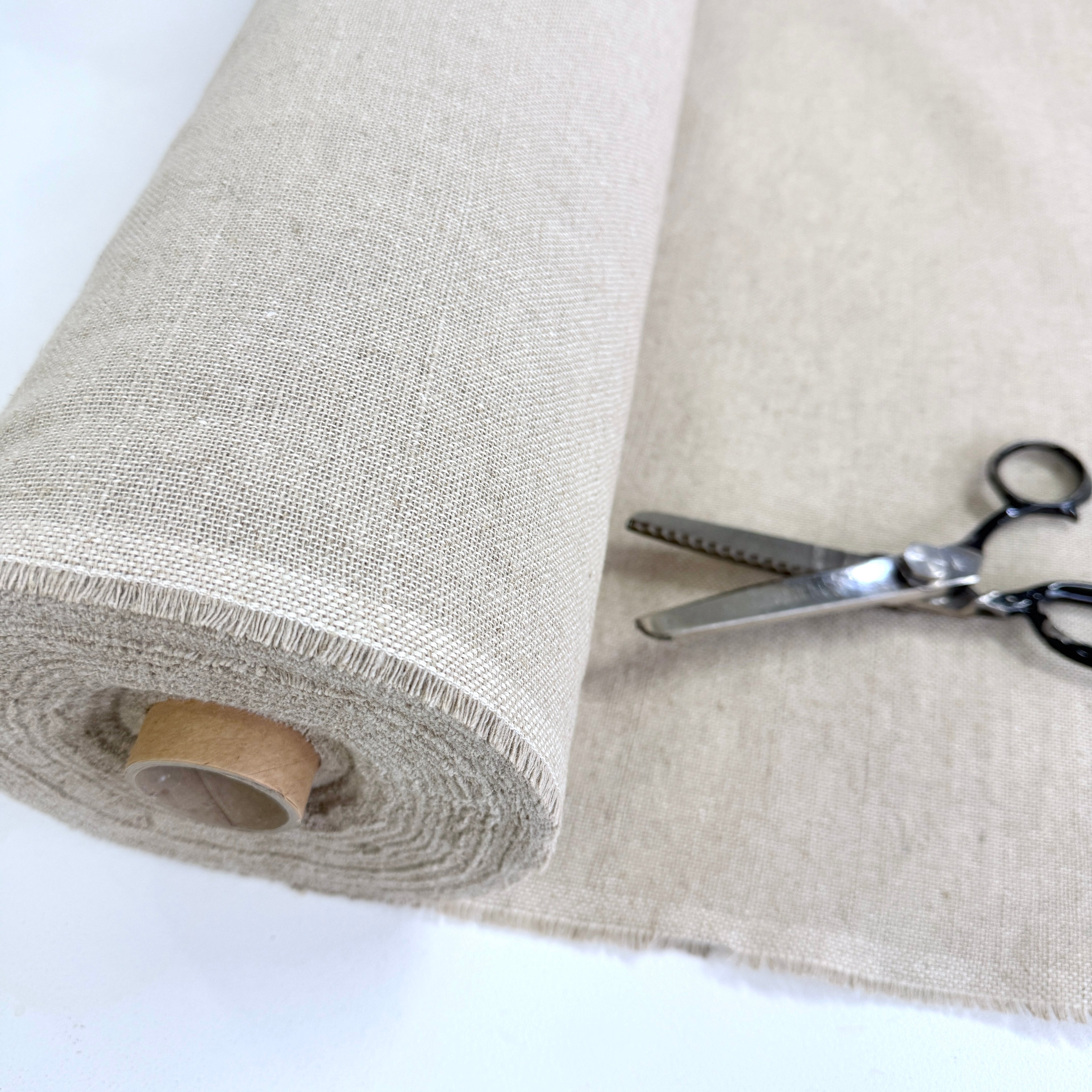 Woven Linen Cotton Scrim Fabric