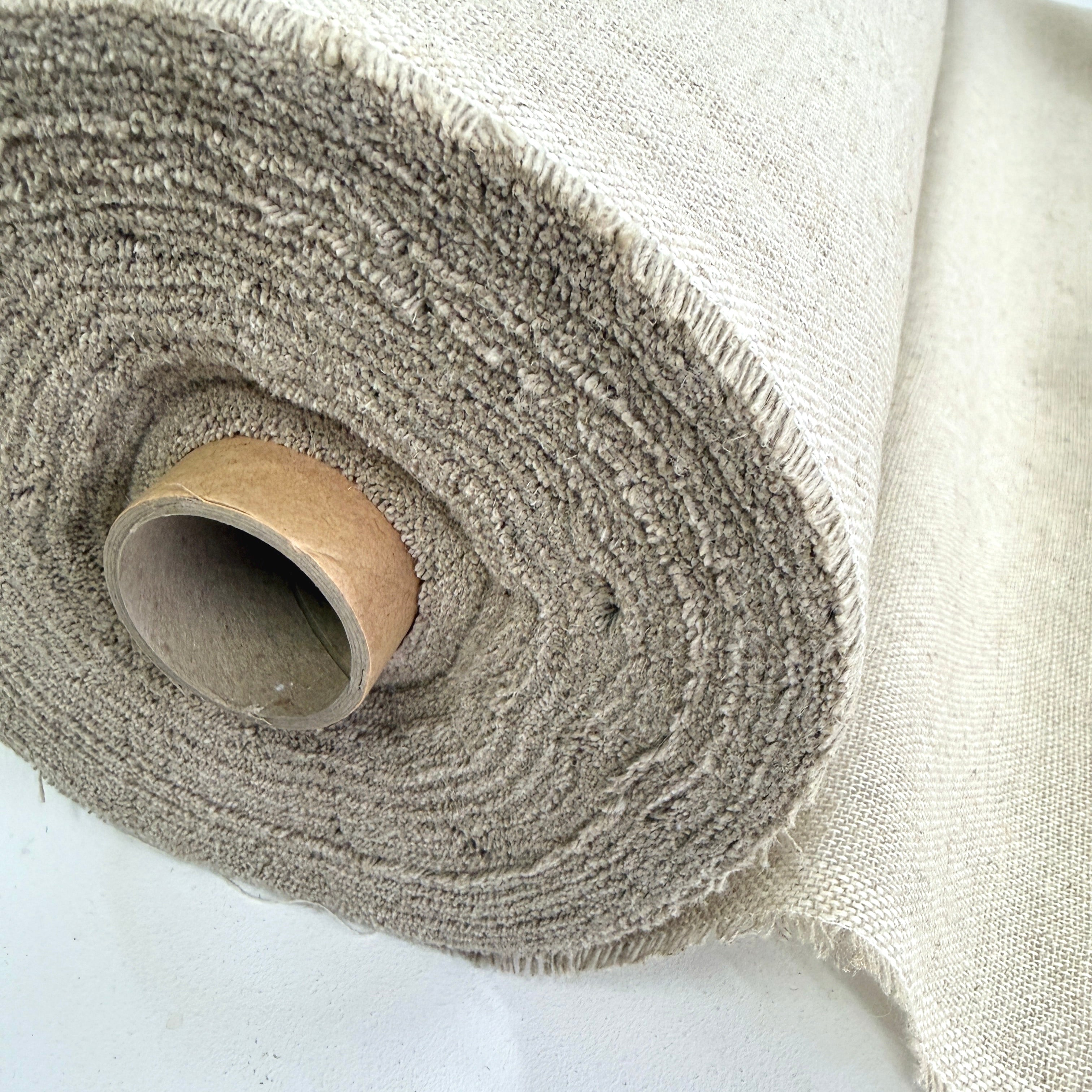 Woven Linen Cotton Scrim Fabric