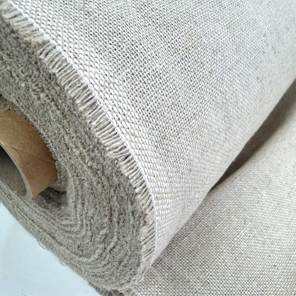 Woven Linen Cotton Scrim Fabric