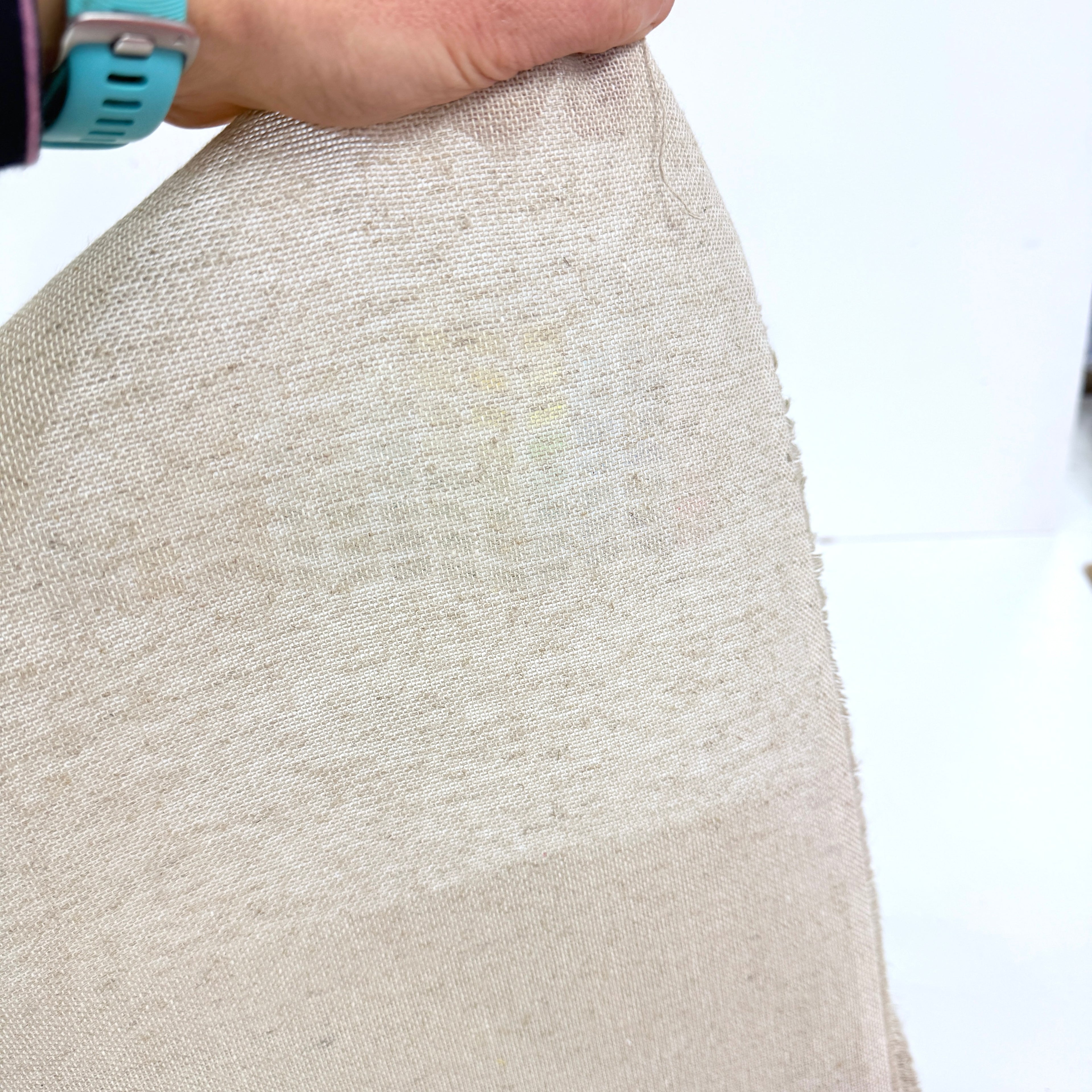 Woven Linen Cotton Scrim Fabric