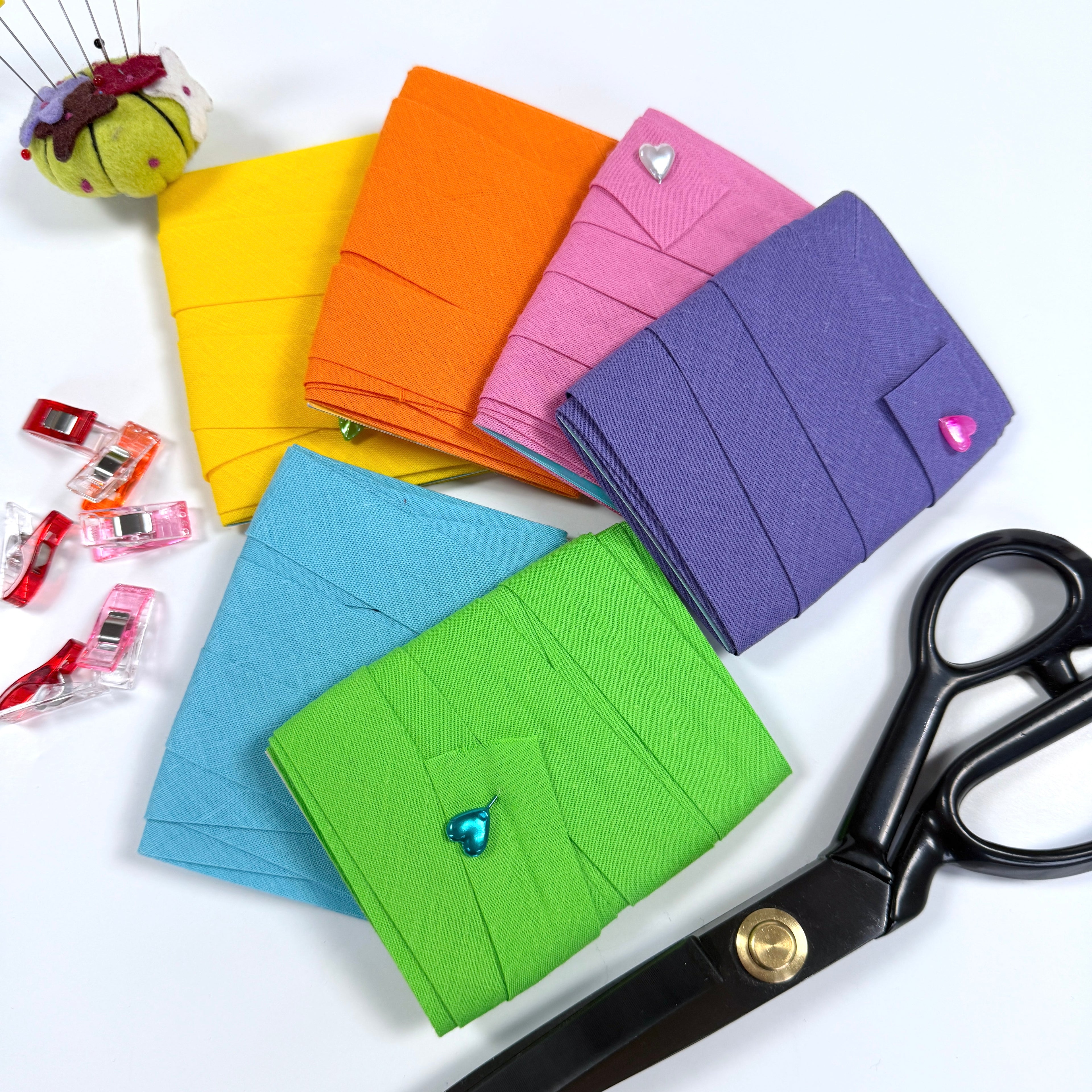 Variety Packs - 25mm Plain Bias - Rainbow Bright