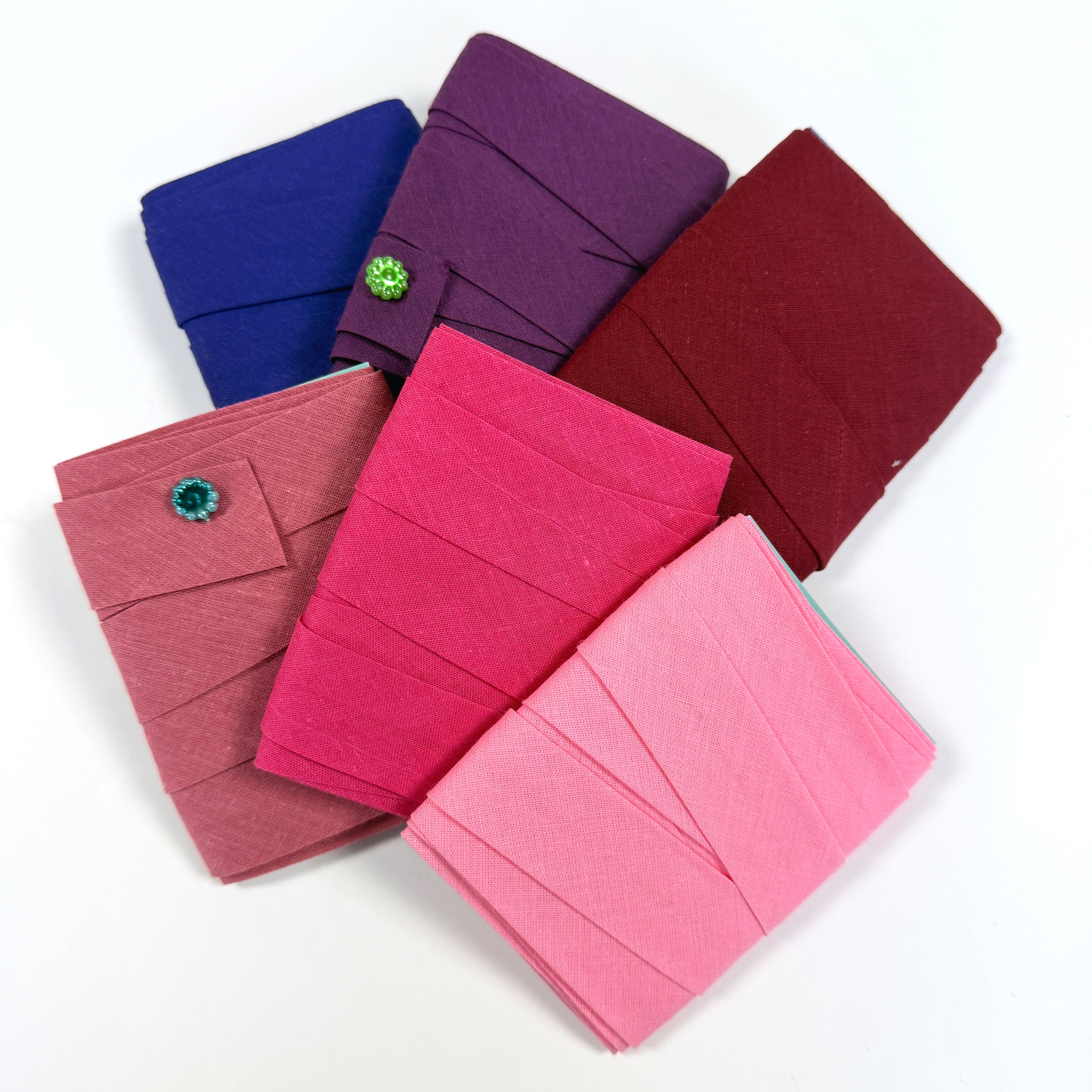 Variety Packs - 25mm Plain Bias - Pinks & Purples