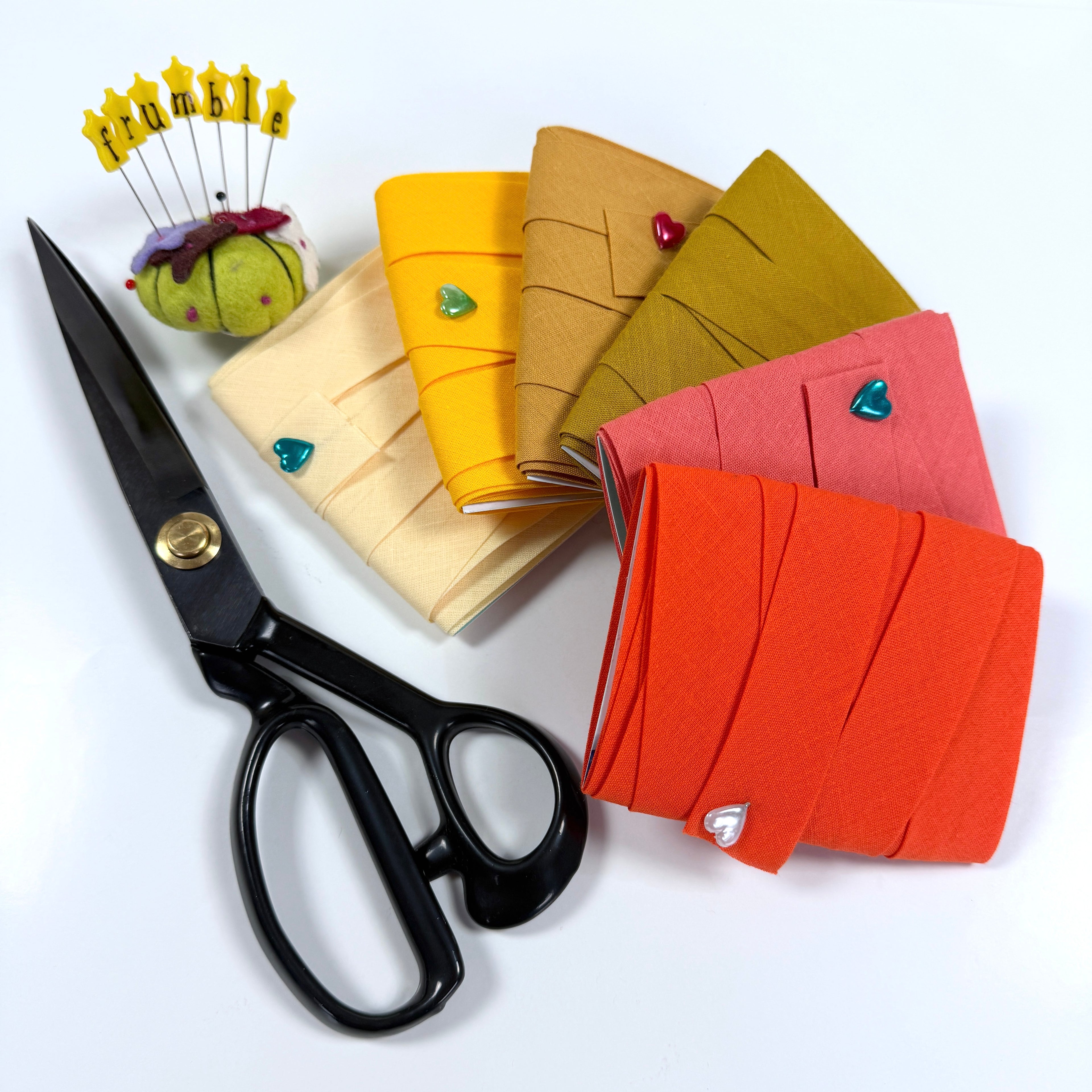 Variety Packs - 25mm Plain Bias - Warm & Yellow