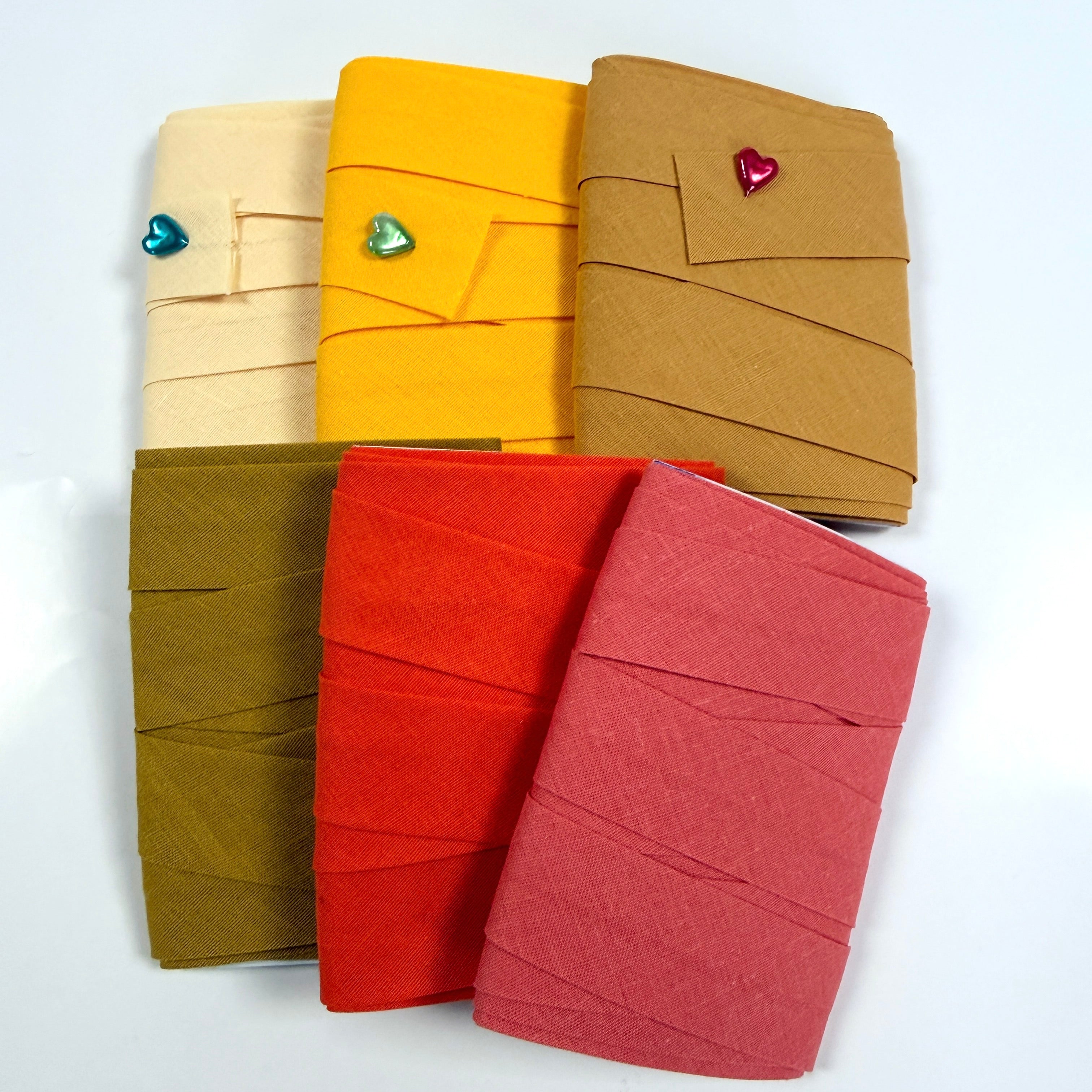 Variety Packs - 25mm Plain Bias - Warm & Yellow