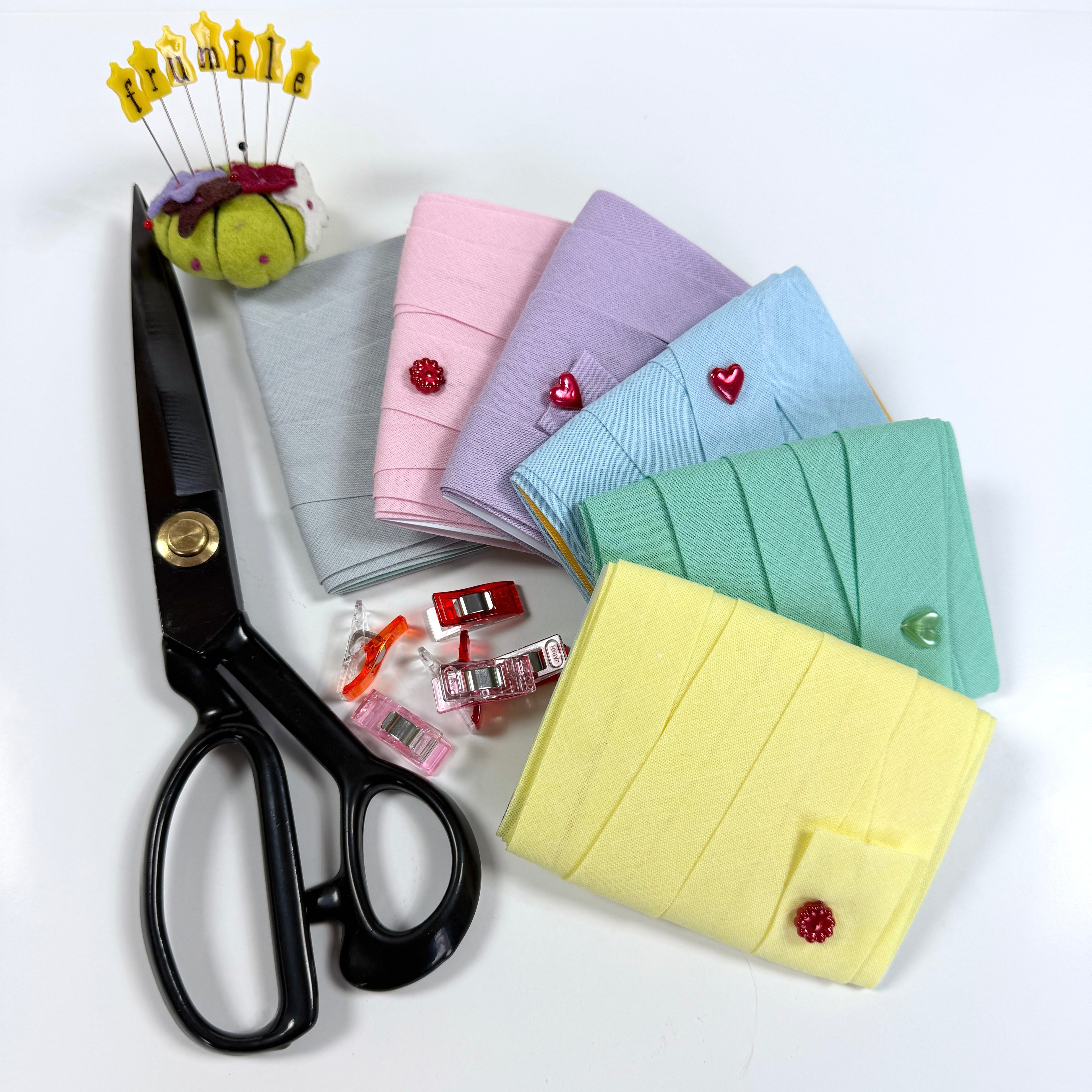 Variety Packs - 25mm Plain Bias - Soft Pastels