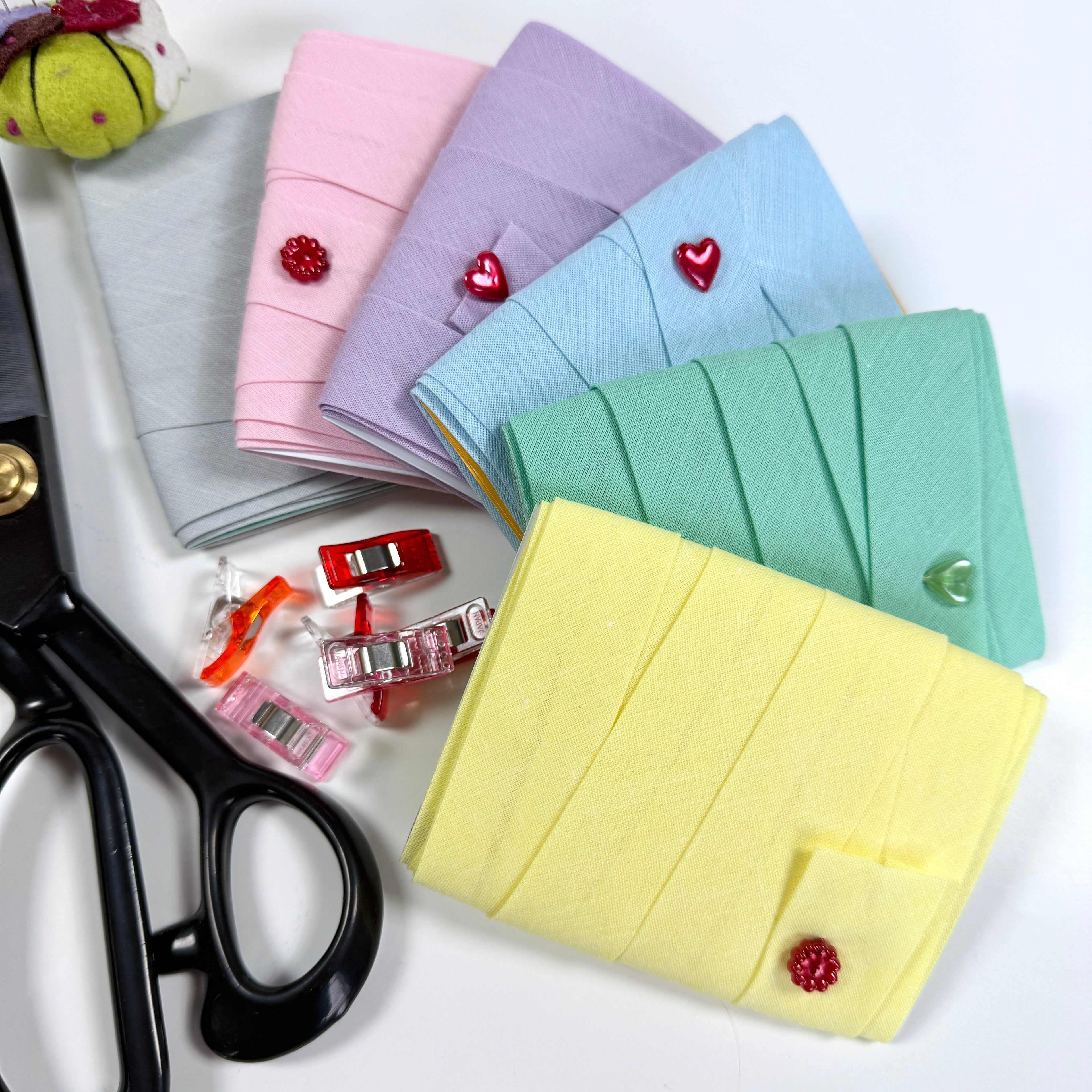 Variety Packs - 25mm Plain Bias - Soft Pastels