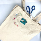 Natural Cotton Canvas Project Inspiration Bag