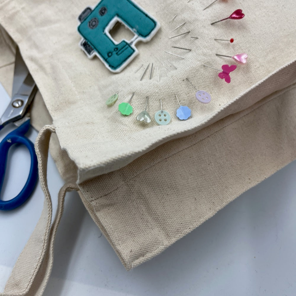 Natural Cotton Canvas Project Inspiration Bag