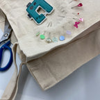 Natural Cotton Canvas Project Inspiration Bag