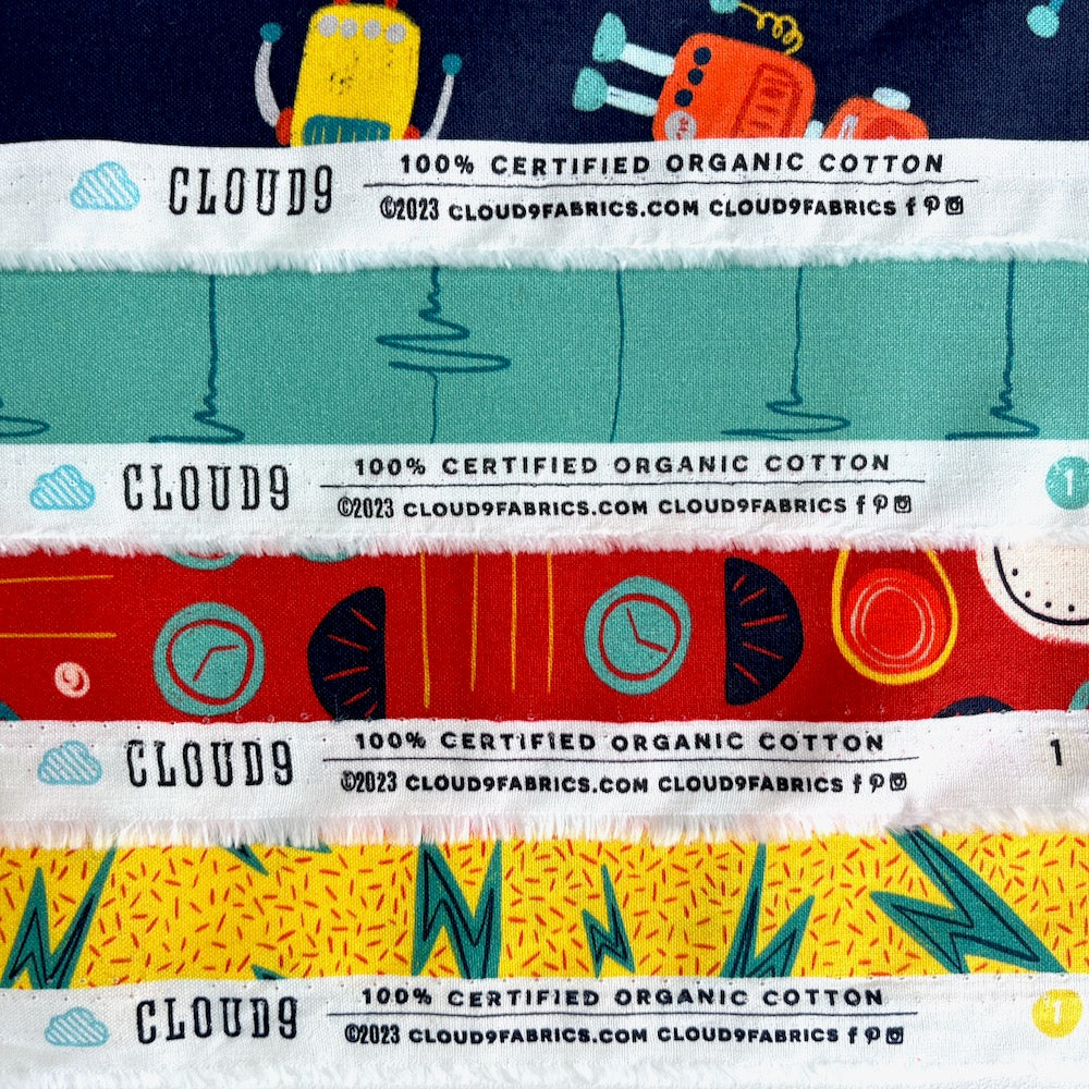 Cloud 9 Organic Cottons - High Gear - Control Board Red