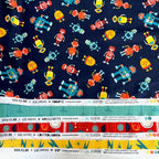 Cloud 9 Organic Cottons - High Gear - Bolts Yellow