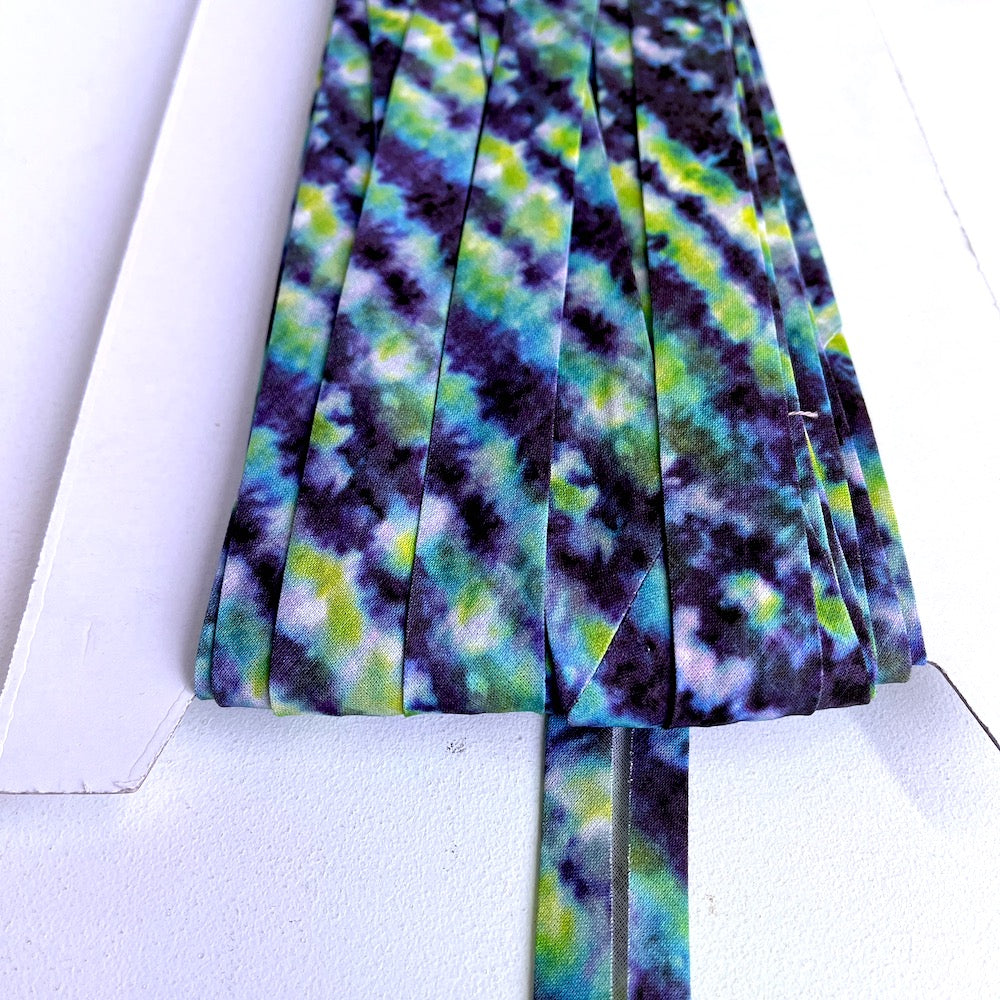 25mm Handmade Bias Binding -Limited Edition - Tie Dye