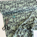 Soft Sweat Fabric - Tropical Feeling Toucan - Sage Green