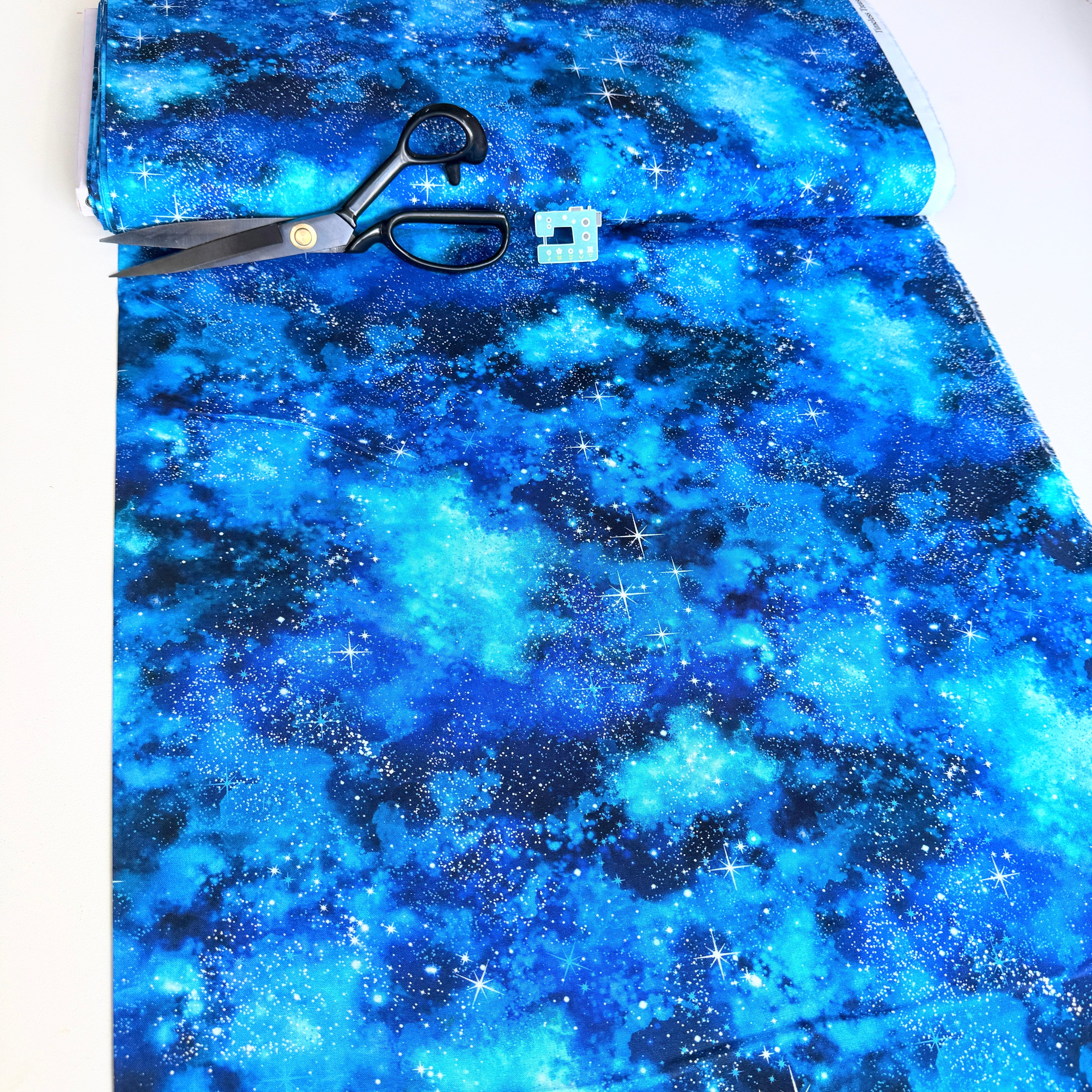 Spaced Out Stars Starry Cotton Fabric by Timeless Treasures