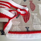 40mm Arctic Wooly Fringe Trim