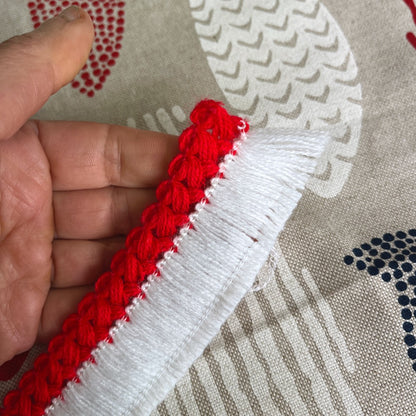 40mm Arctic Wooly Fringe Trim