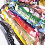 CLEARANCE 100g Pattern Bias Binding Remnant Pack : Polka/Stripe/Gingham
