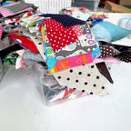 1kg Fabric Remnants Scrappy Pack - Clearance