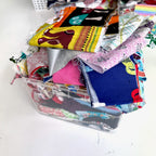 1kg Fabric Remnants Scrappy Pack - Clearance