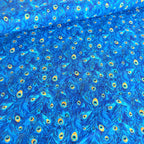 Packed Peacock Plumes (Royal) by Timeless Treasures
