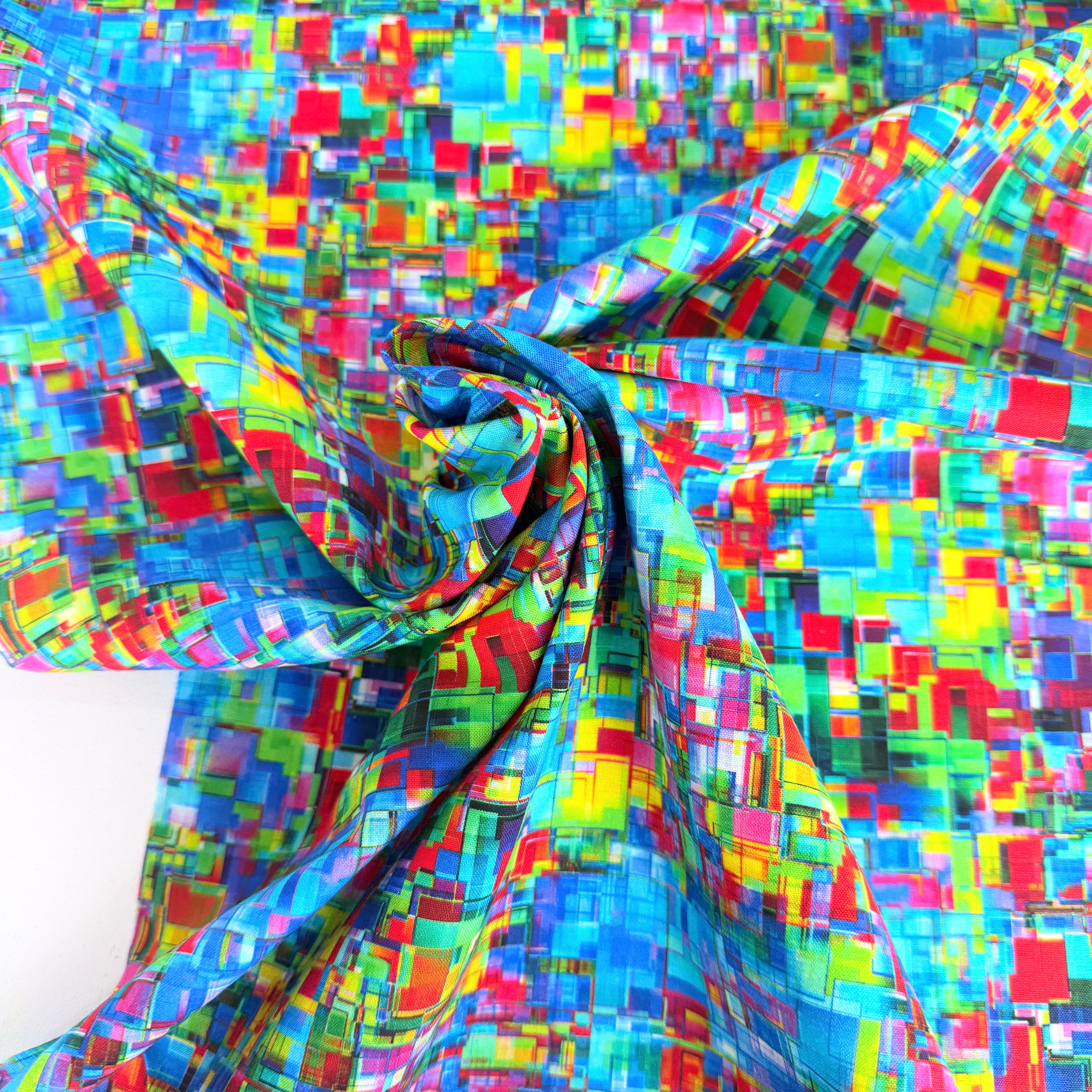 Geo Abstract Shapes (Multi) by Timeless Treasures