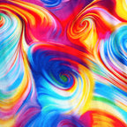 Abstract Swirl (Rainbow) by Timeless Treasures