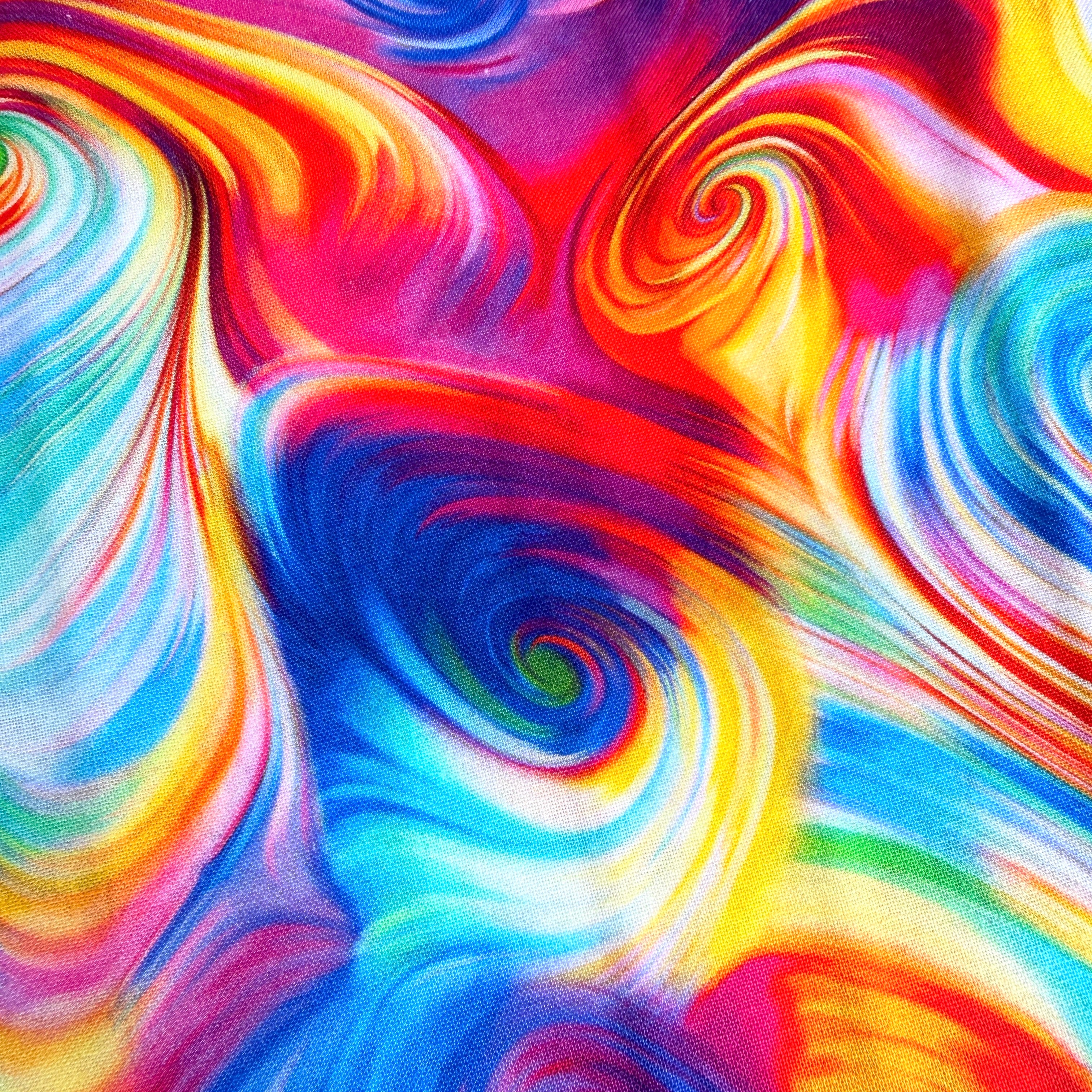 Abstract Swirl (Rainbow) by Timeless Treasures