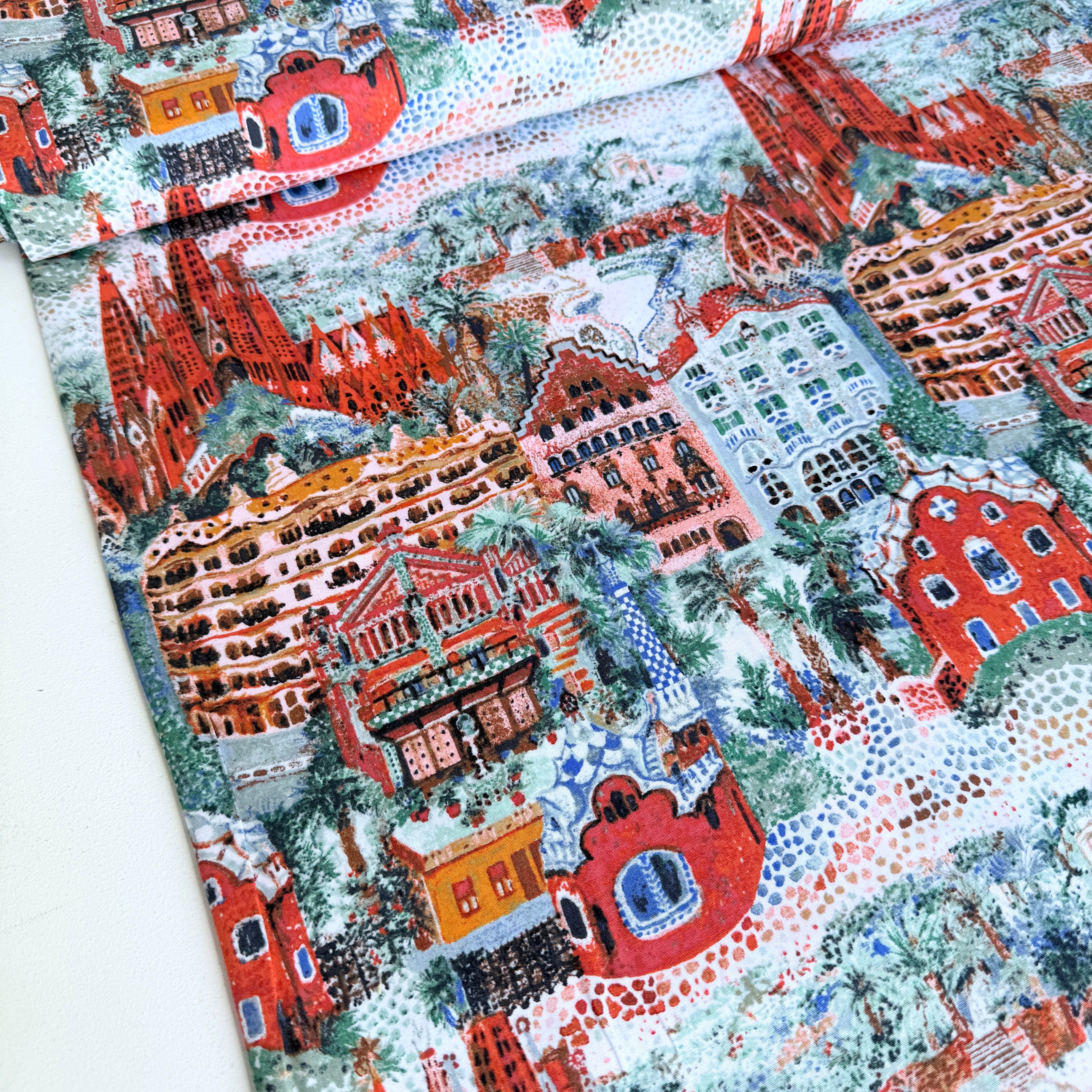 Art Gallery Fabrics - Barceloa - Barcelona Landmarks