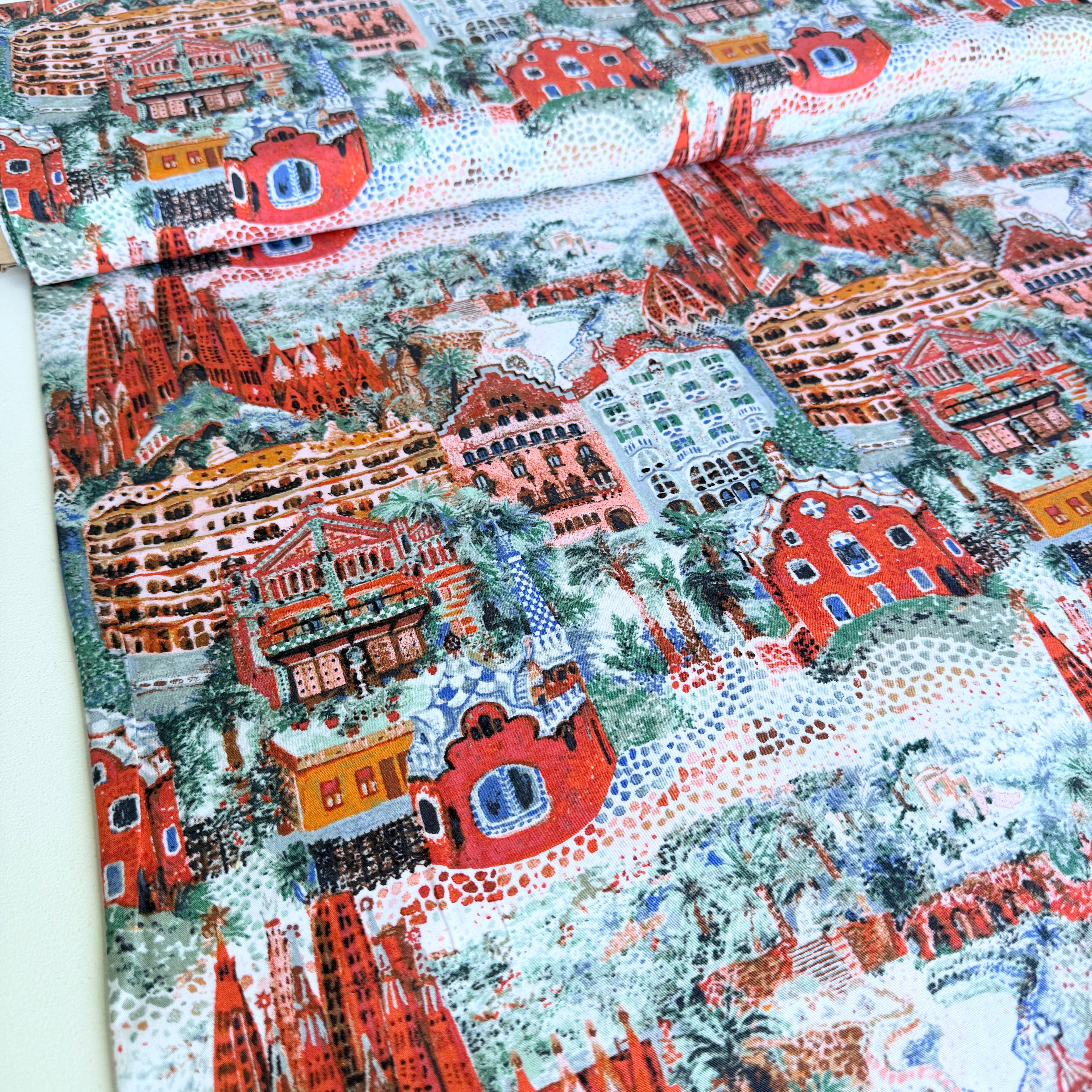 Art Gallery Fabrics - Barceloa - Barcelona Landmarks