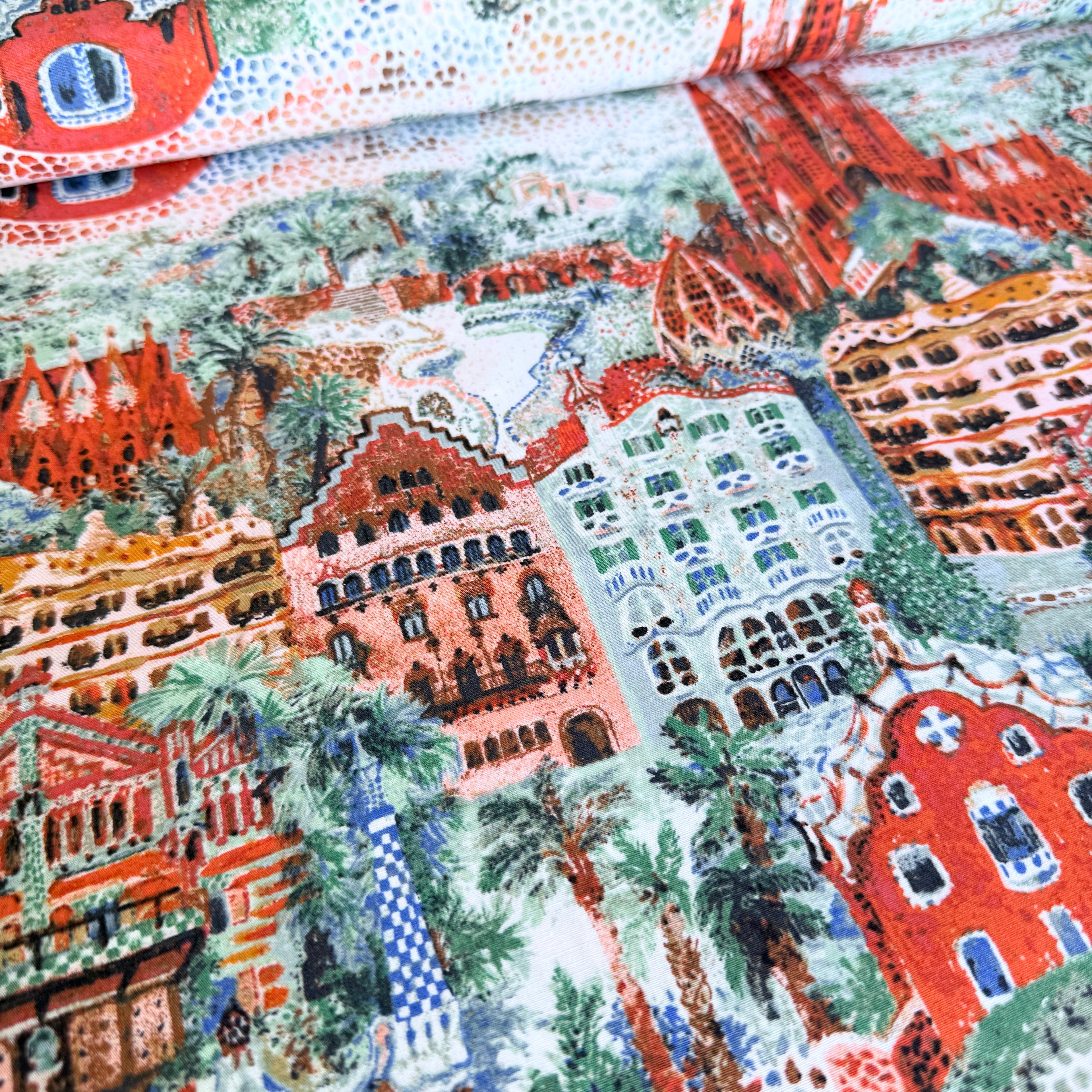 Art Gallery Fabrics - Barceloa - Barcelona Landmarks