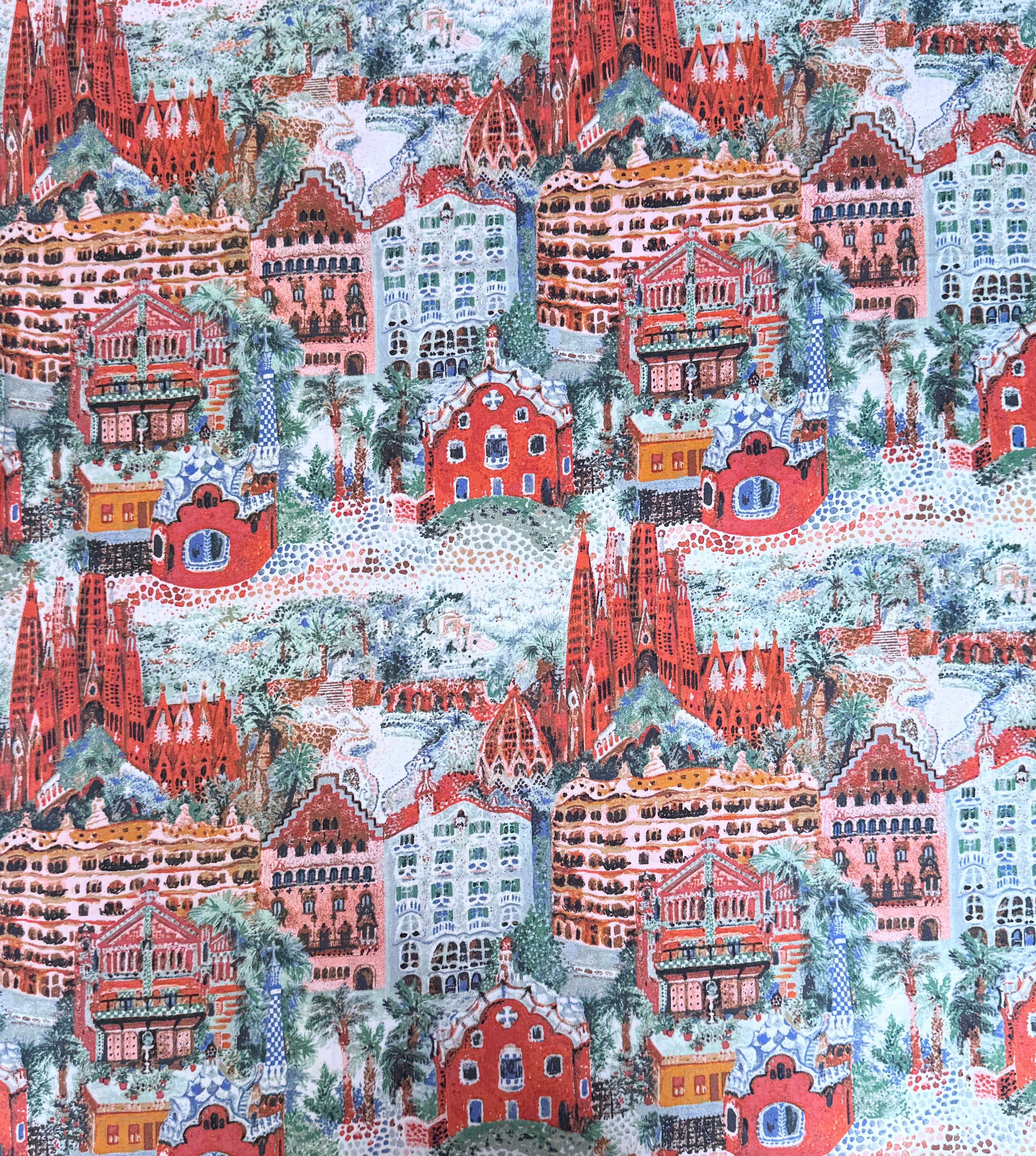 Art Gallery Fabrics - Barceloa - Barcelona Landmarks