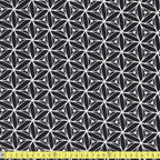 Blast Off Stargazer (Dark Grey) GOTS Organic Fabric by Cloud 9