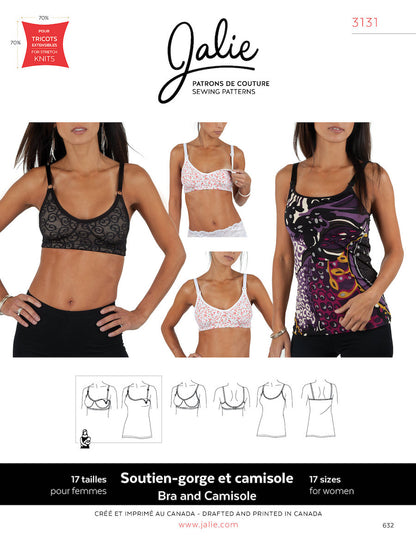 Bra And Camisole - Jalie Sewing Patterns