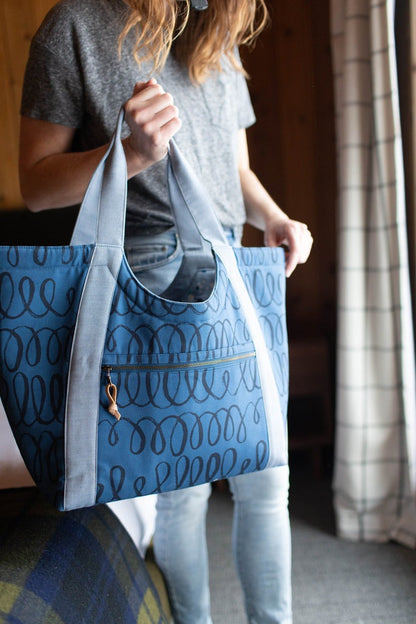 Poolside Tote Bag - Noodlehead Bag Pattern