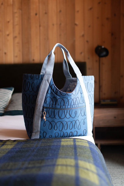 Poolside Tote Bag - Noodlehead Bag Pattern