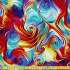 Abstract Swirl (Rainbow) by Timeless Treasures